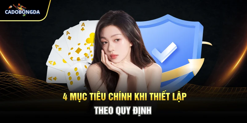 4 mục tiêu chính khi thiết lập chính sách bảo mật