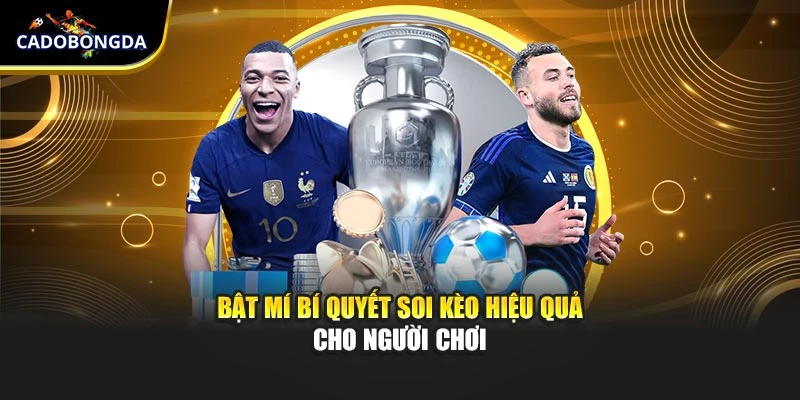 Bật mí bí quyết soi kèo hiệu quả cho người chơi