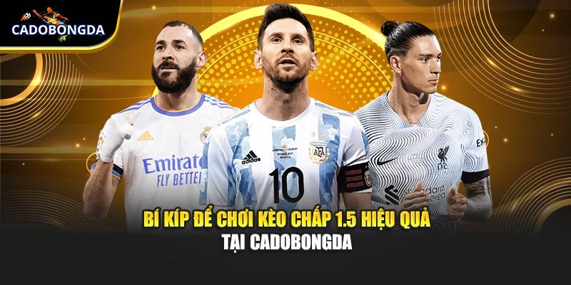 Bí kíp để chơi kèo chấp 1.5 hiệu quả tại Cadobongda
