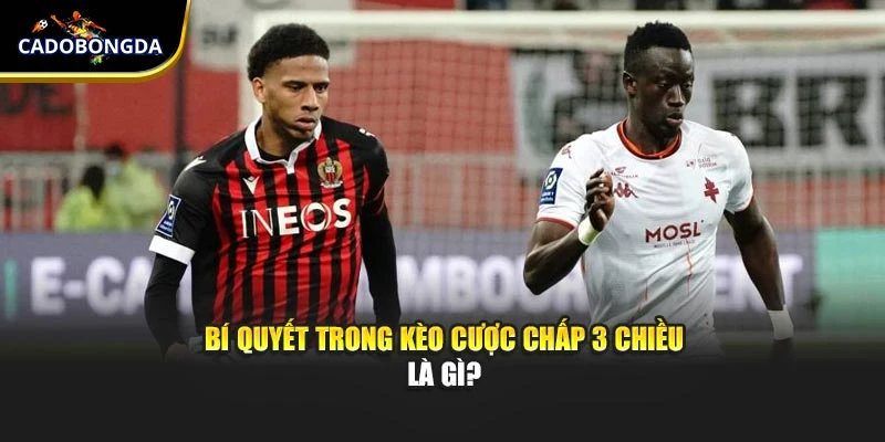 Bí quyết trong kèo cược chấp 3 chiều là gì?