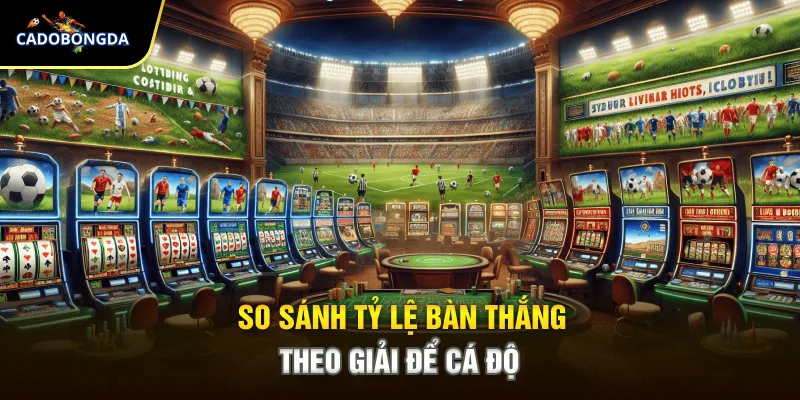 So sánh tỷ lệ bàn thắng theo giải để cá độ
