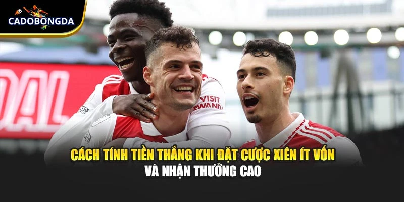        Cách tính tiền thắng khi đặt cược xiên ít vốn và nhận thưởng cao