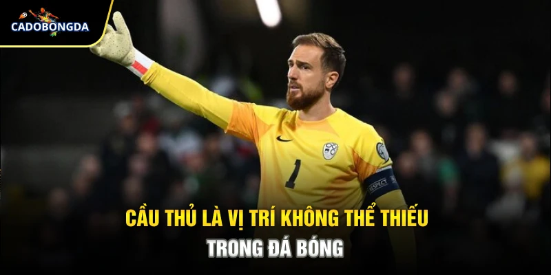 Cầu thủ là vị trí không thể thiếu trong đá bóng