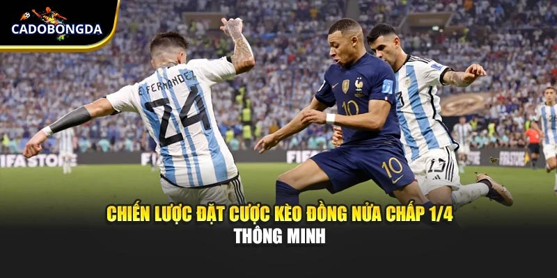 Chiến lược đặt cược kèo đồng nửa chấp 1/4 thông minh