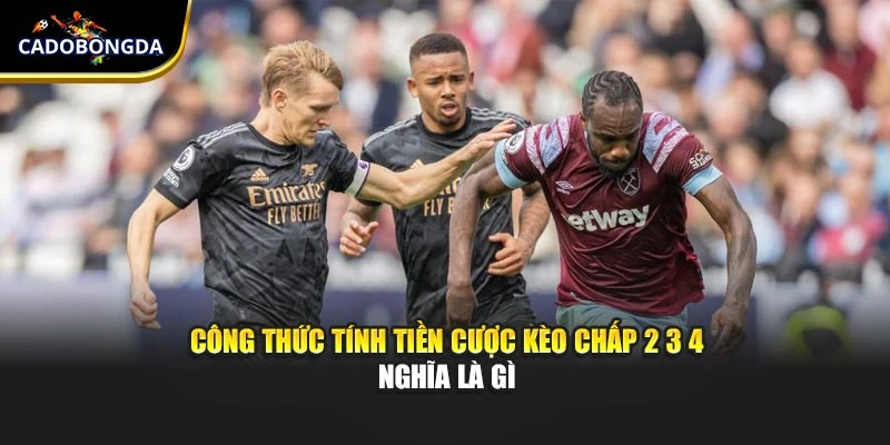 Công thức tính tiền cược kèo chấp 2 3 4 nghĩa là gì
