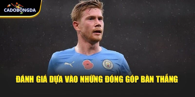 Đánh giá dựa vào những đóng góp bàn thắng