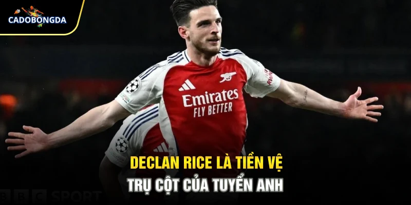 Declan Rice là tiền vệ trụ cột của tuyển Anh