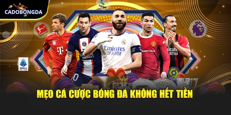 Mẹo cá cược bóng đá không hết tiền