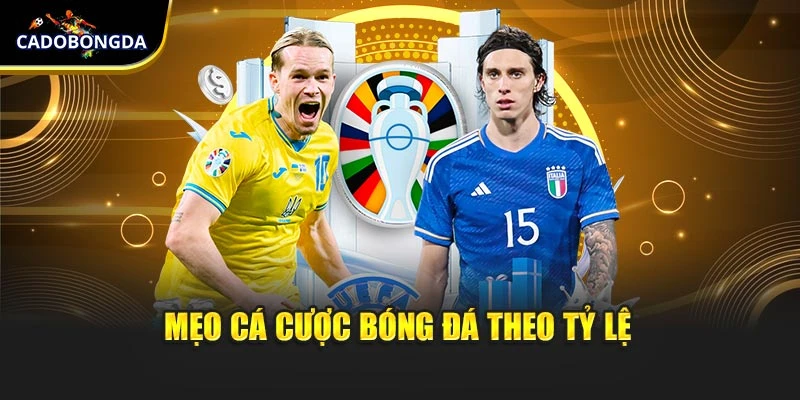 Mẹo cá cược bóng đá theo tỷ lệ