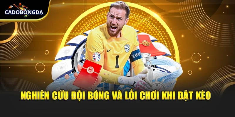 Nghiên cứu đội bóng và lối chơi khi đặt kèo